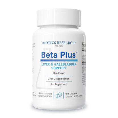 Biotics Research Beta-Plus™ Nutritional Ox Bile Salts Digestive Enzymes Supplement for Bile Production for No Gallbladder-Supports Overall Liver Function, Aids Fat Digestion, Supplies Betaine 90 Tabs