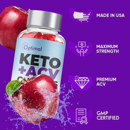 Optimal Keto Gummies, Official Optimal Keto ACV Gummies for Weight Management