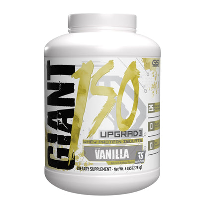 Giant Edge Series 100% Whey Protein Isolate - 25g Pure Whey Isolate - Zero Sugar, Zero 