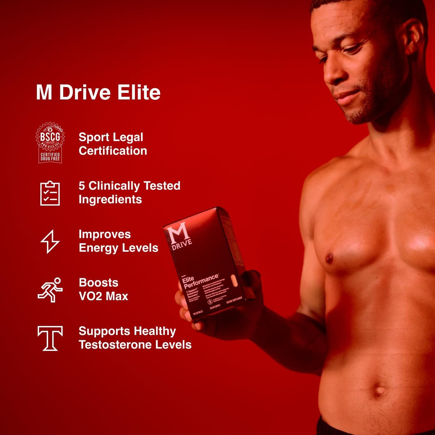 Mdrive Elite Testosterone Booster Shilajit
