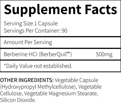 Research Labs 2 Fer 1 Ad - 1500mg Clinical Grade Berberine High Absorption Formula
