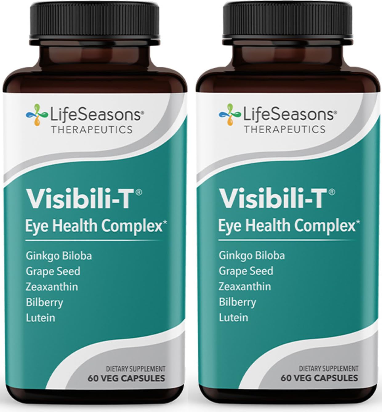 Visibili-T - Vitamin Supplement for Eye Health & Vision Support - Carrot Root, Chromium, Bilberry, Ginkgo Biloba, Grape Seed Extract, Lycopene, Vitamin A, Lutein & Zeaxanthin - 60 Capsules
