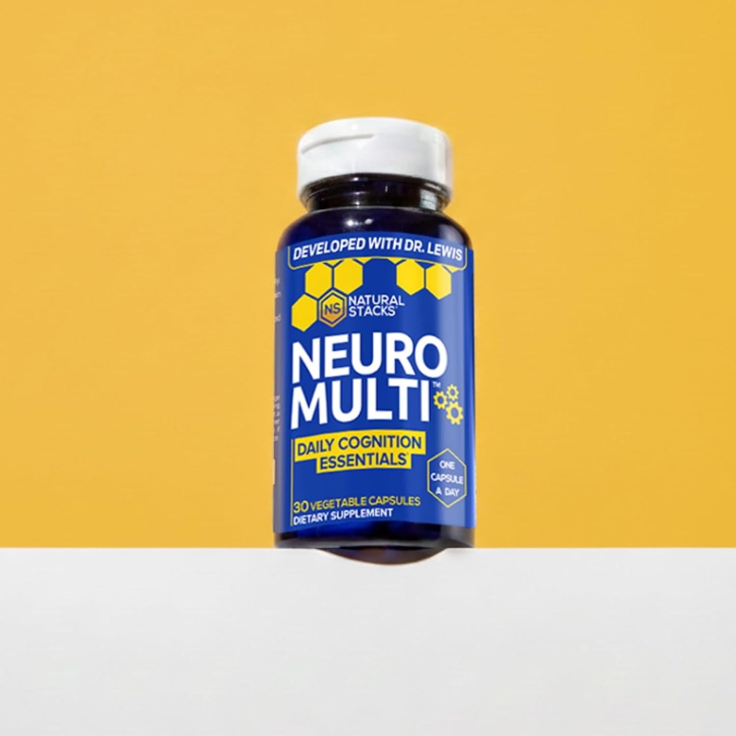 NeuroMulti Daily Multivitamin With CoQ10 200mg For Women And Men, 30 Count | 10 in 1 brain health complex. One capsule per day supports cognition, energy, and everyday wellness.