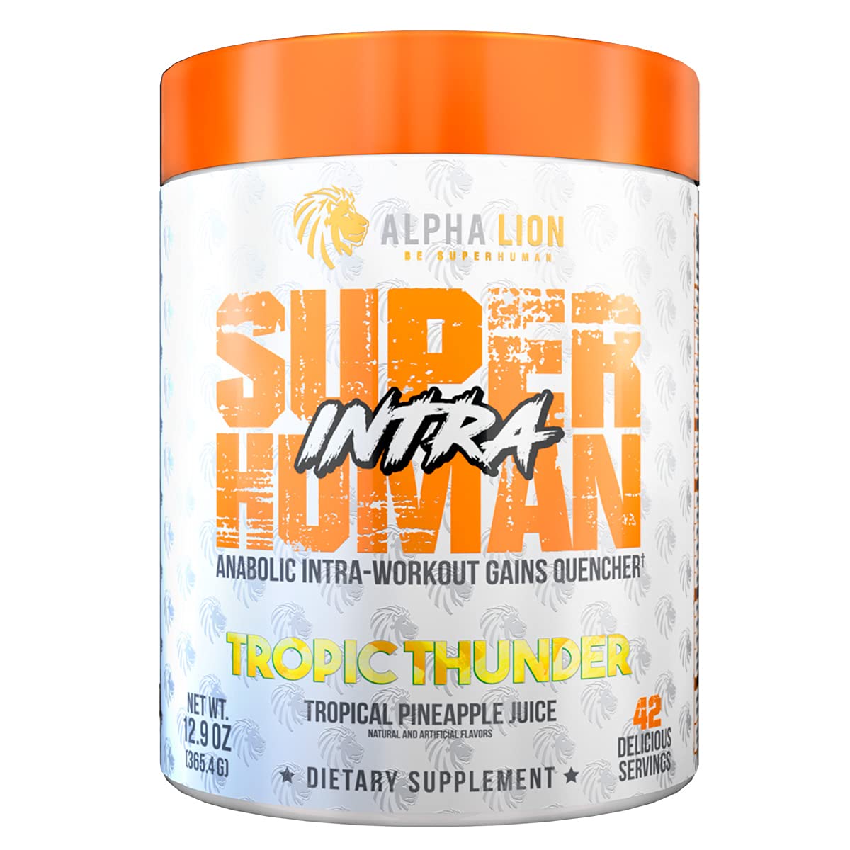 ALPHA LION Superhuman Intra Workout Powder for Men & Women, Amino Acids Drink, Muscle Recovery Supplement, BCAA Powder, Electrolytes & Hydration Mix (42 Servings, Watermelon Grape Candy Flavor)