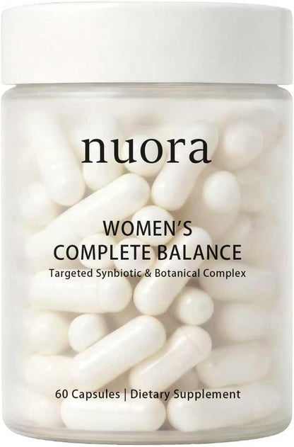 Nuora Gut Ritual Capsules for Women's Gut Health, Gut Biofilm Probiotic Ritual with Berberine, Promotes Metabolism and Gut Balance, Vegan, Non-GMO, 60 Capsules
