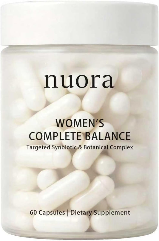 Nuora Gut Ritual Capsules for Women's Gut Health, Gut Biofilm Probiotic Ritual with Berberine, Promotes Metabolism and Gut Balance, Vegan, Non-GMO, 60 Capsules