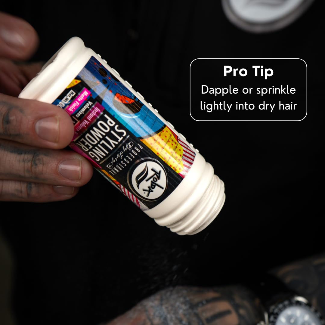Rolda Hair Texturizing Styling Powder for Men - Instant Volume Boost, Light Hold, Matte Finish, Easy Application, Subtle & Pleasant Scent (2 count)