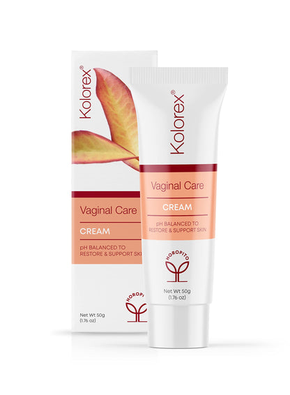 Kolorex® Vaginal CareCream, Natural Herbs soothes Intimate Areas, Replenish Sensitive Skin.