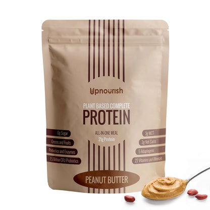 UpNourish Chocolate Vegan Protein Powder 54 Superfoods Powder,1.5 Billion CFU Probiotics 21g Plant Based Protein,No Sugar No Dairy No GMO Dairy Free,Meal Replacement Shake Keto-Friendly Low-Carb Diet,15 Servings