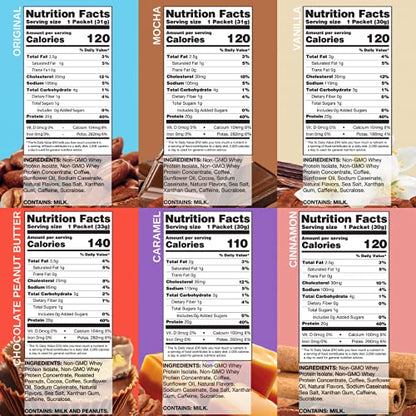 Chike High Protein Iced Coffee Sampler Pack, 20 G Protein, 2 Shots Espresso, 1 G Sugar