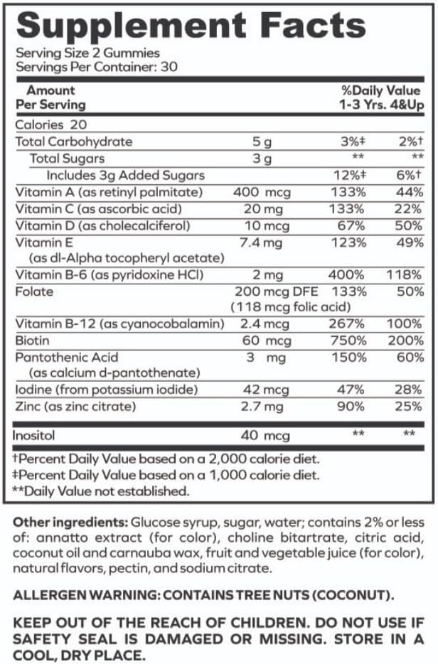 envitamin Kids Multivitamin Gummies