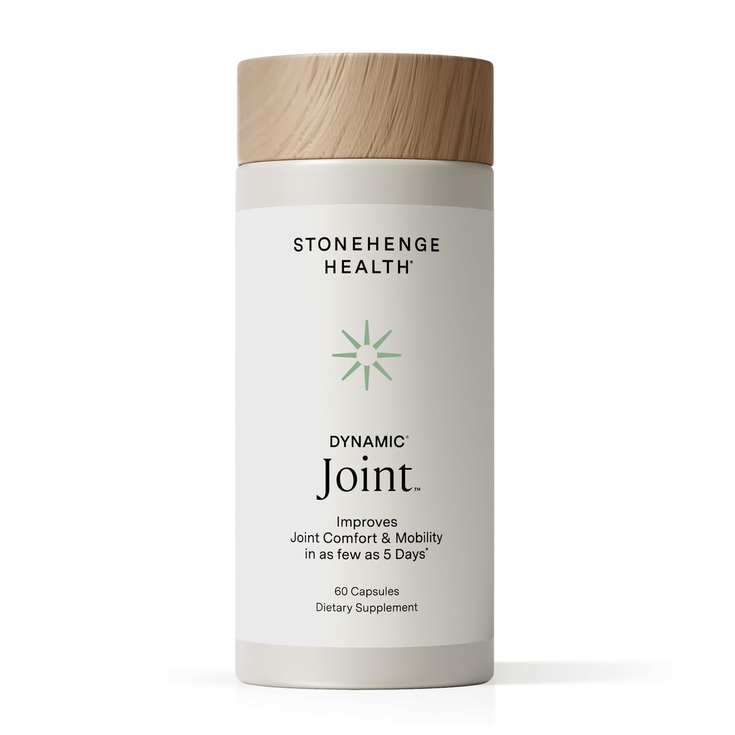 Stonehenge Health Dynamic Joint Health Supplement – AprèsFlex® Boswellia Serrata Fast-Acting Joint Support & Comfort – MSM, Multi-Type Collagen, Turmeric, Bromelain, Vitamins C & D3 | 60 Capsules