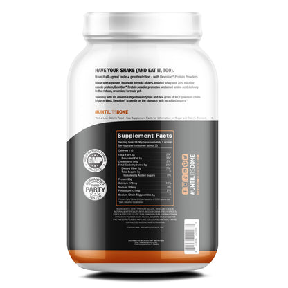 Devotion Nutrition Protein Powder Blend | Gluten Free, Keto Friendly, No Added Sugars