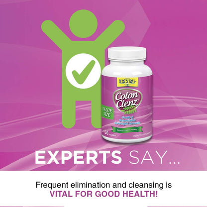 Natural Balance Colon Clenz | Herbal Colon Cleanse & Detox Supplement | Gentle & Dependable