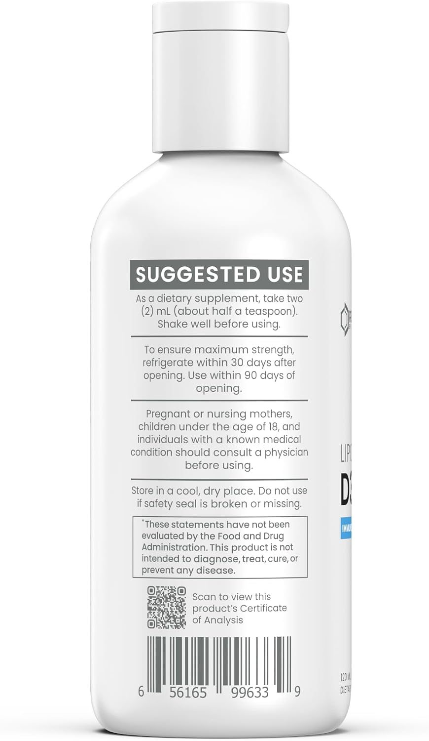 Renue By Science Vitamin D3 K2 Gel | High Strength Liposomal D3 K2 Supplement | 120ml Vitamin D K2 Gel - 2500IU Vitamin D3 & 200mcg Vitamin K2 per Serving | Non-GMO & Allergen Free | Made in the USA