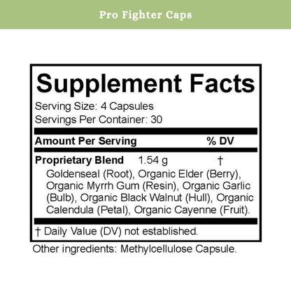SPRIGS Pro-Fighter Immunity Optimizer Supplement, 2Oz | Comprehensive Immune Support Liquid Formula Blend with Organic Garlic & Goldenseal to Support Your Body's Natural Defense & Respiratory Function