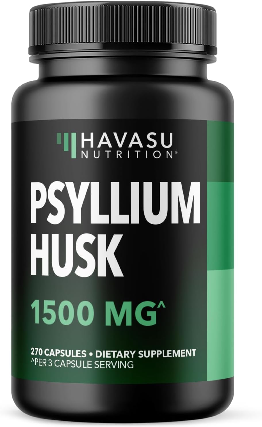 Vegan Psyllium Husk Fiber Capsules, GLP-1 Nutritional Support, 270 Pills | Psyllium Fiber Supplement Capsules for Digestive Health Regularity, Non-GMO Gluten Free & 3rd Party Tested, 90 Servings