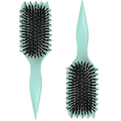Curl Defining Brush, 2024 Newest Boar Bristle Hair Brush Styling Brush, Curly Hair Brush