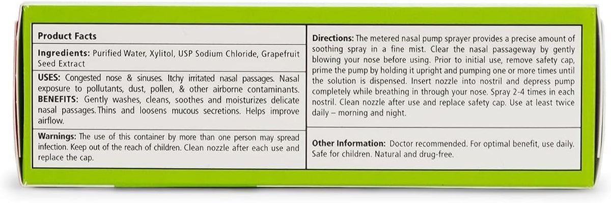 Xlear Natural Nasal Spray with Xylitol, 1.5 fl oz (Pack of 1)