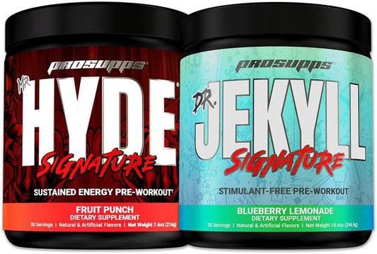 ProSupps Mr. Hyde Signature Fruit Punch and Dr. Jekyll Signature Blueberry Lemonade Bundle