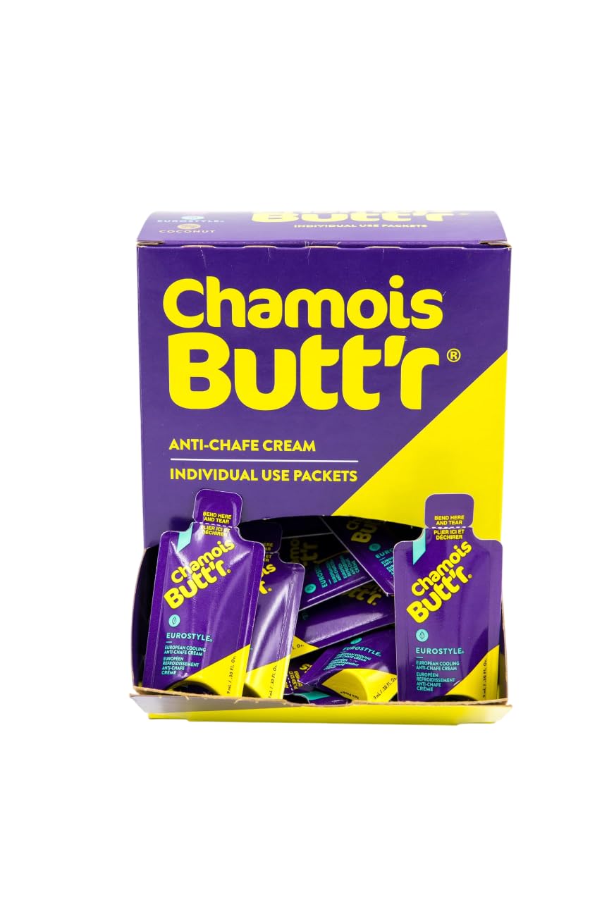 Chamois Butt'r Eurostyle Anti-Chafe Cream for Road, Gravel, Mountain Bike, 8 ounce jar, Cycling Plastic | cycling-equipment