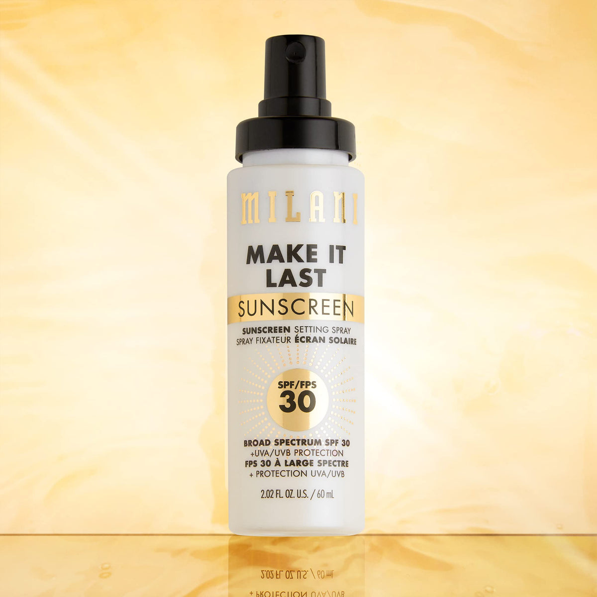 Milani Make It Last Sunscreen - Sunscreen Setting Spray with SPF 30 - Makeup Primer