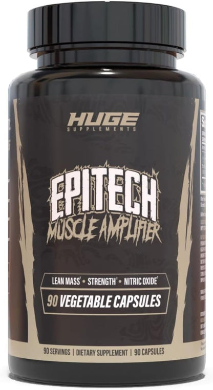 Epitech® Epicatechin Supplement – Natural Myostatin Inhibitor for Muscle Growth, Optimally Dosed, Added BioPerine® for Maximum Absorption, Boosts Endurance, Nitric Oxide & Recovery – 90 Servings
