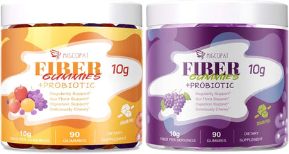 Migcopat (Grape, Apple, Orange) Fiber Gummies+Grape Gummies