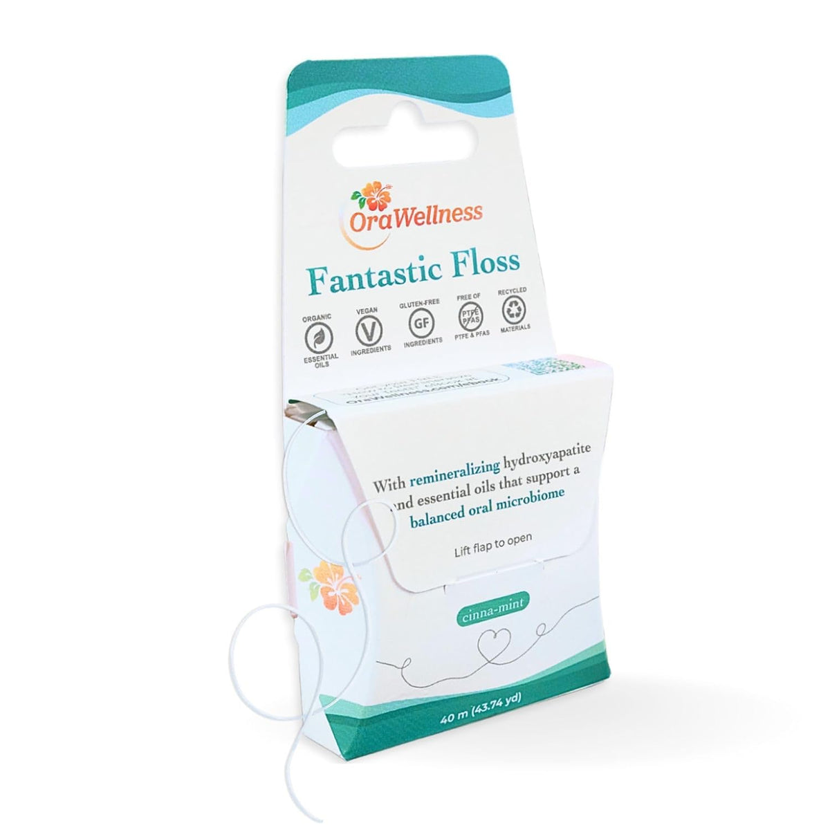 OraWellness Healthy Mouth Blend Tooth Oil 3 Pack + Fantastic Floss Waxed Dental Floss with Hydroxyapatite for Tooth & Gum Repair