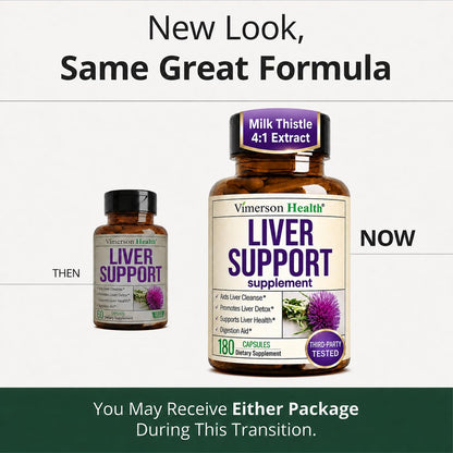 Liver Support – Liver Cleanse Detox & Repair Milk Thistle Supplement – 60ct