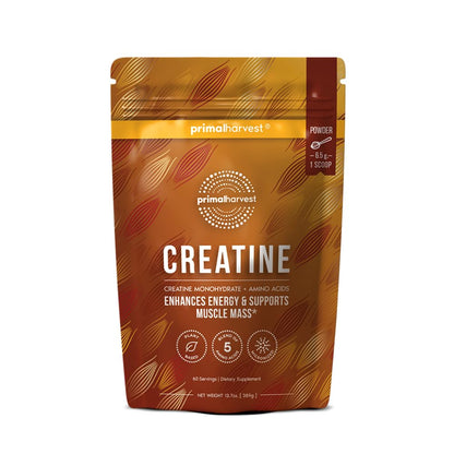 Primal Harvest Creatine - Daily Powdered Supplement, Gluten, Dairy & Soy Free
