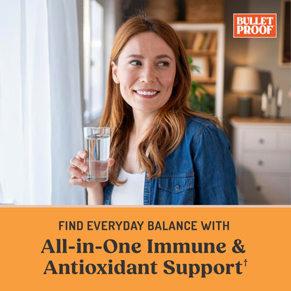 Bulletproof Zinc with Copper Capsules, 60 Count, Minerals and Antioxidant Supplement for Immunity and Mood