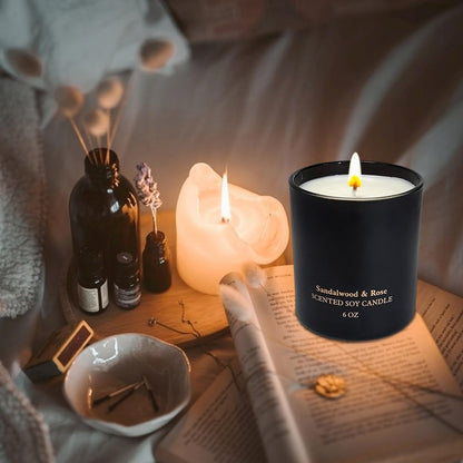 Scented Candles for Women,Premium Sandalwood Rose Aromatherapy Candles, Home Scented Candle
