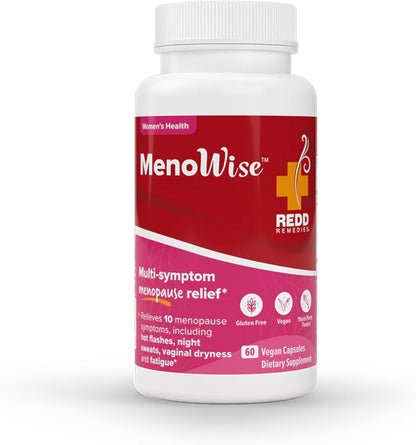 Redd Remedies 120/80 Care, 60 Capsules, and MenoWise, 60 Capsules