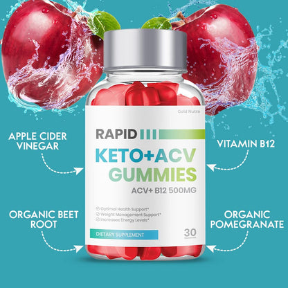 Rapid Keto ACV Gummies, Rapid Keto + ACV Gummies, Weight Management Advanced