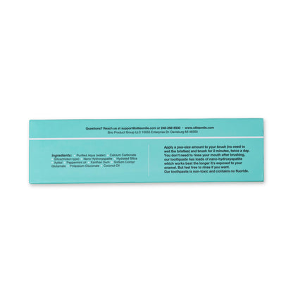 Ollie Fluoride Free 10% Nano Hydroxyapatite Toothpaste, Clean Mint, 1 Pack