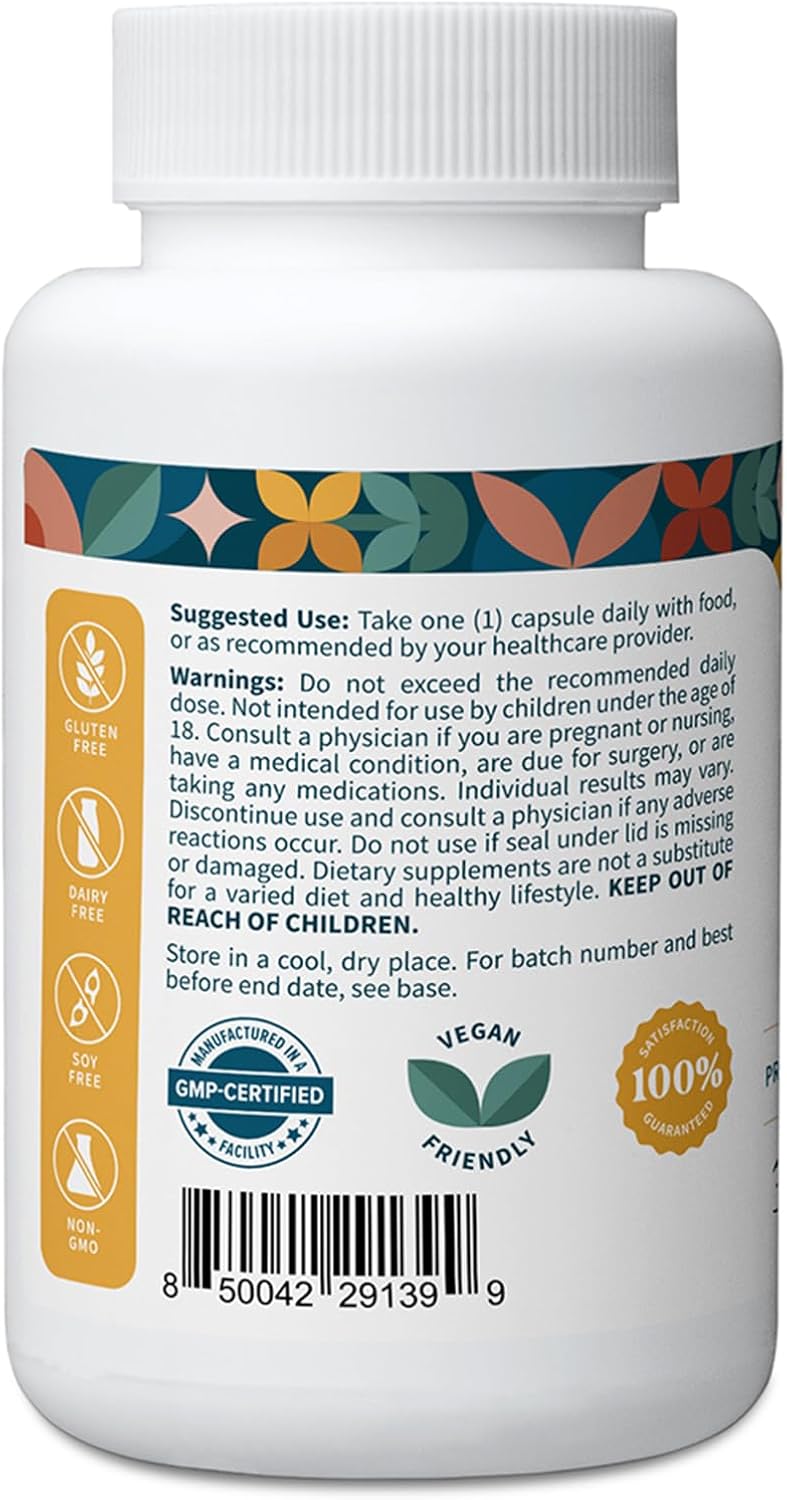 Pattern Wellness Saffron Extract – Mood & Wellness Support – 88.5mg Saffron Supplement – Non-GMO & Gluten-Free – 30 Vegetable Capsule