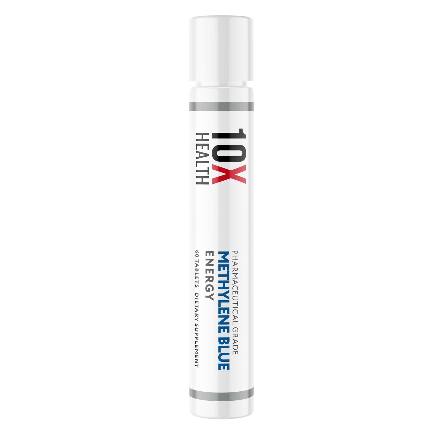 10X Health Methylene Blue Drops - 30ml Drops | Focus Support Supplement: With Black Pepper Extract, Energy Support, Vegan, Non-GMO, 30ml