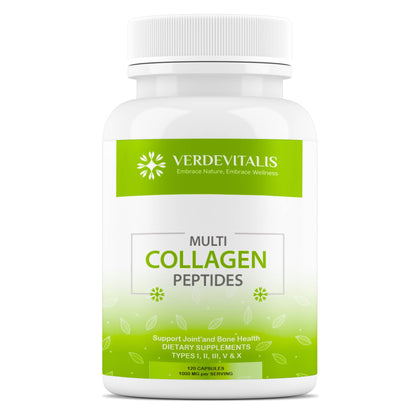 Fish Collagen Peptides Capsules – 100 Capsules | Fish Collagen Peptides | Supports Hair, Skin, Nails, Joints & Bones | Gluten-Free, Non-GMO | Made in USA