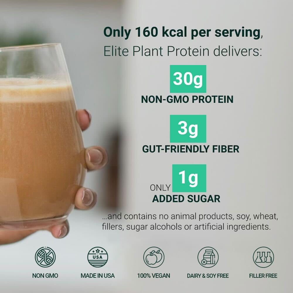 FYTA Vegan Protein Powder - Chocolate Plant Based Protein Powder with Better Taste