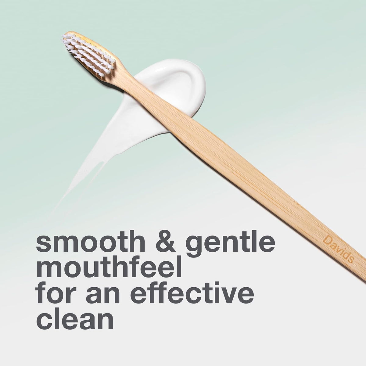 Davids Bamboo Soft Bristle Toothbrush Eco-Friendly BPA Free 3 Pack
