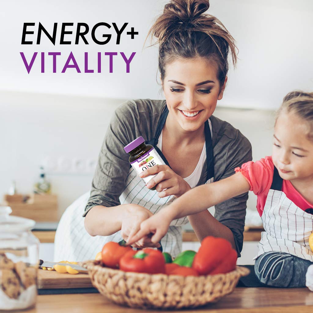 BlueBonnet Nutrition Ladies One Vegetable Capsule, Whole Food Multiple, K2, Organic Vegetable, Energy, Vitality, Non-GMO, Gluten Free, Soy Free, Milk Free, Kosher, 60 Vegetable Capsule, 2 Month Supply