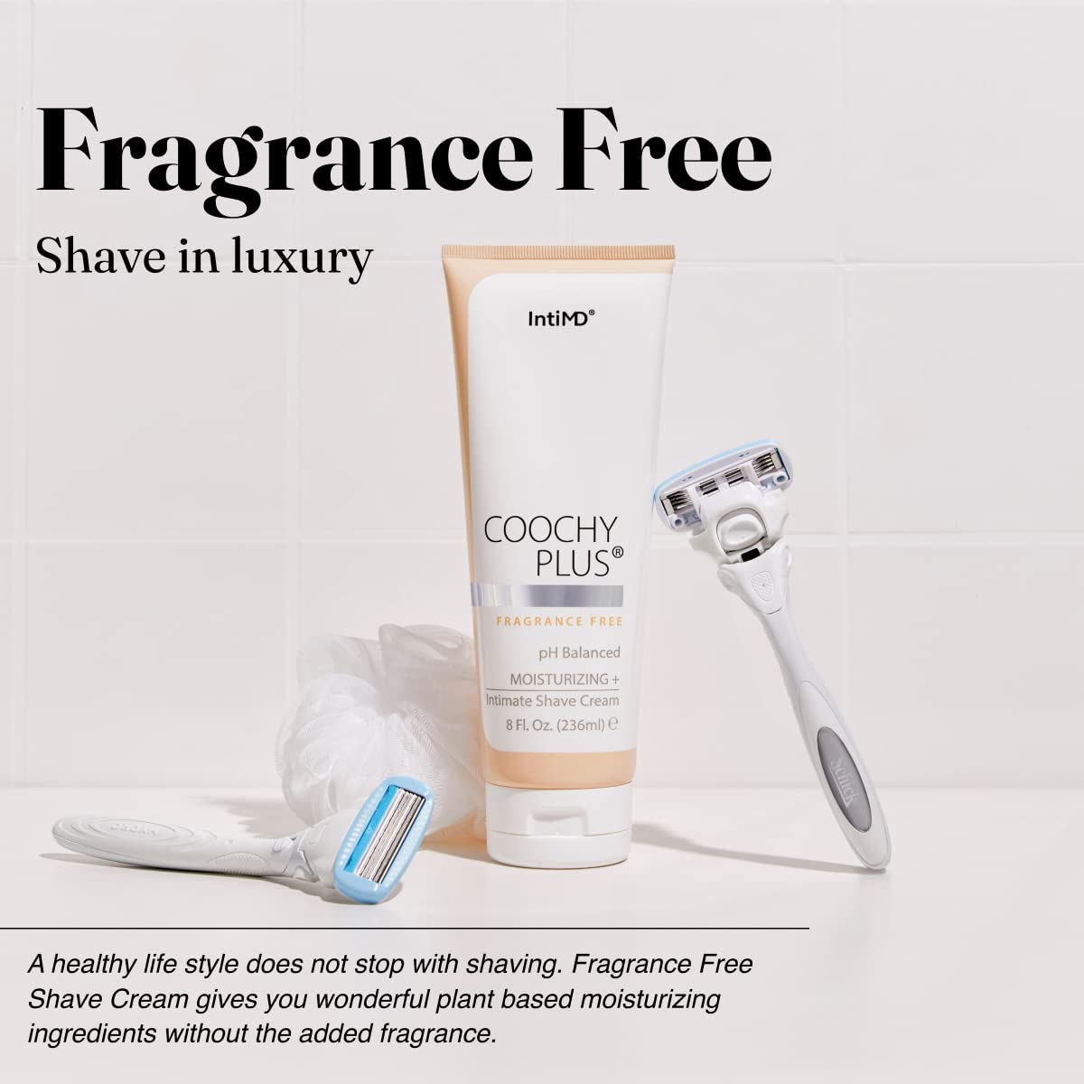 Coochy Plus Intimate Shaving Complete Kit - FRAGRANCE FREE & After Shave Protection