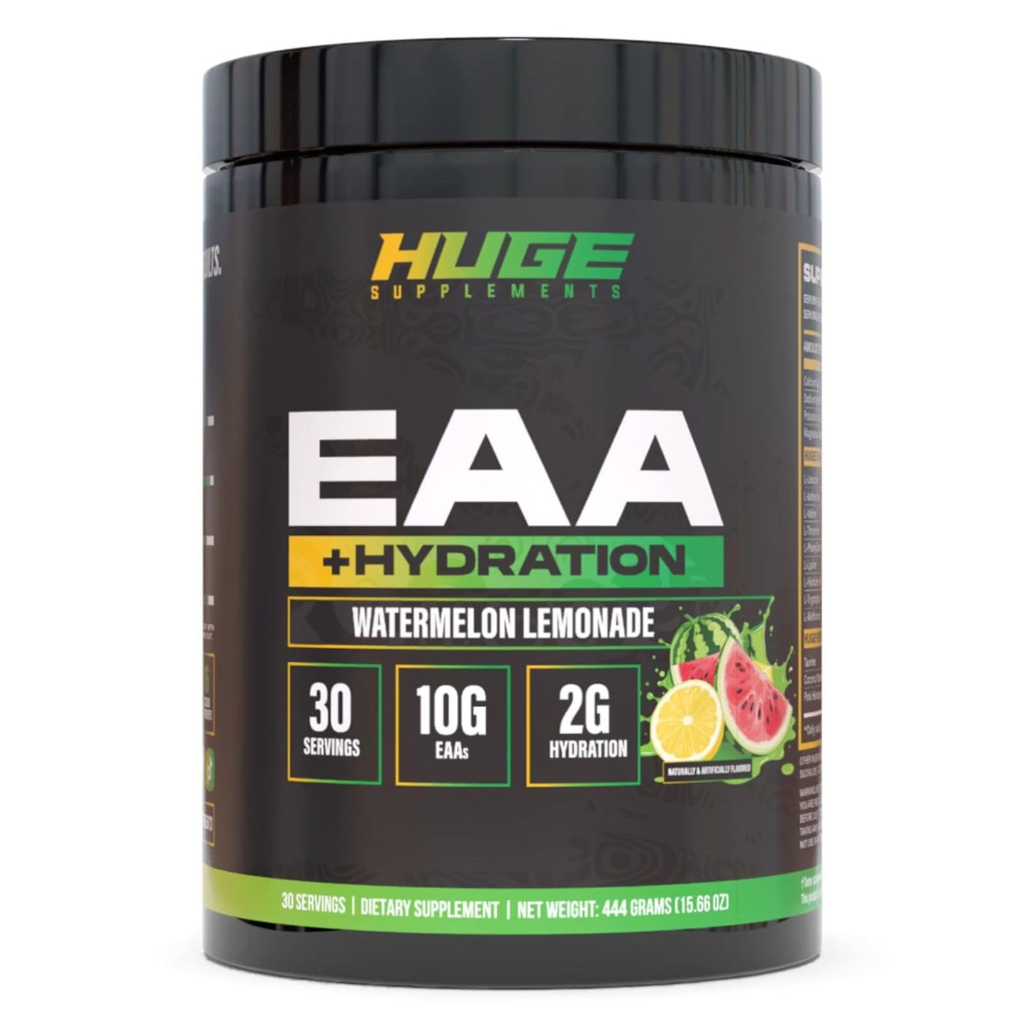Huge EAA + Hydration, Essential Amino Acids Powder, EAAs & BCAAs, Intra & Post Workout Recovery Powder, Muscle Growth, Recovery & Performance, 10g EAAs & Electrolytes, Kiwi Blueberry, 30 Servings