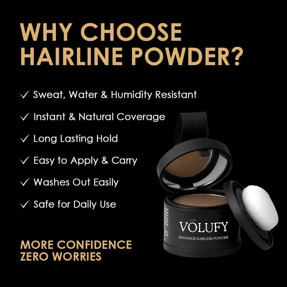 Hairline Powder - Root Touch Up & Cover Up Powder, Light Blonde