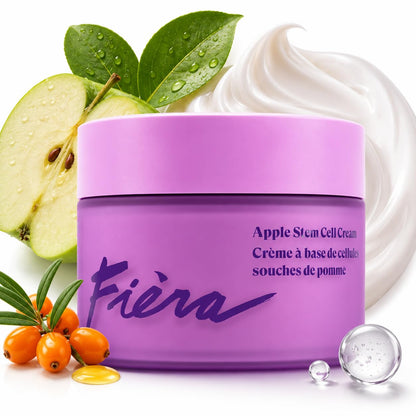 FIÈRA 24-Hour Rejuvenating Face Cream with Apple Stem Cells - Anti-Aging Moisturizer for Mature Skin, Day & Night Hydration, Improves Skin Tone, Texture, and Elasticity - 1.69 FL. OZ. / 50 ML