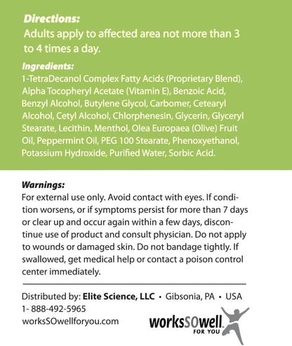 1-TDC Joint & Muscle Relief Cream - Use On Back, Knee, Neck, Shoulder, Hip - Soothes Stiff Joints, Muscles, and Injuries in 5-10 Minutes - Relaxer - 4 oz