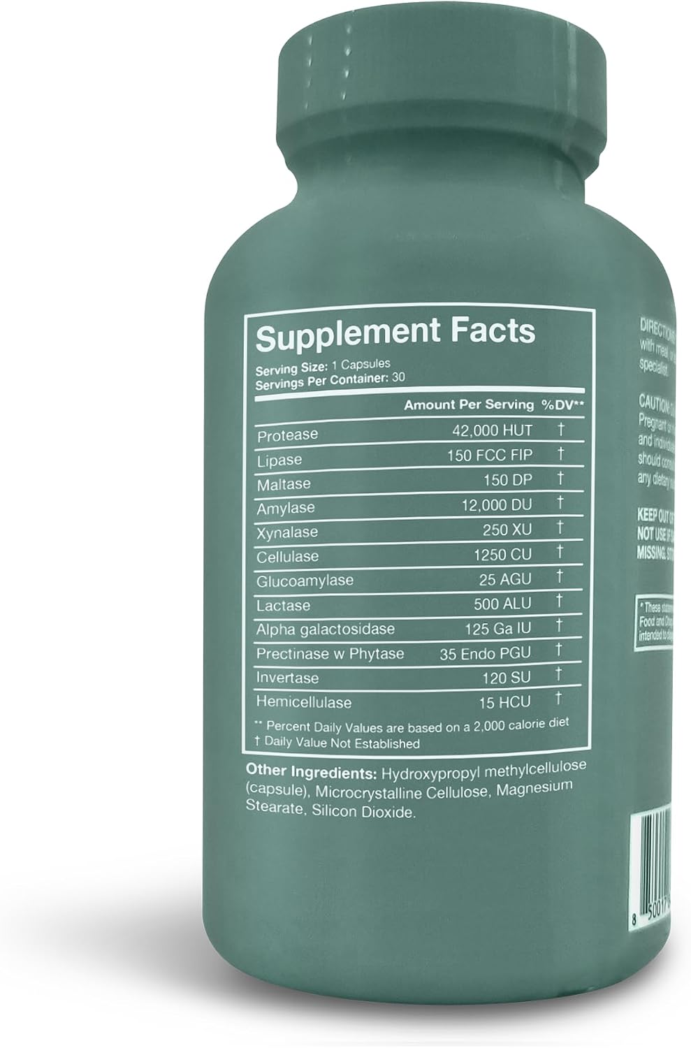 Terra Health Essentials Digestive Catalyst | Reduce IBS | Amylase, Protease & Glucoamylase (1 Bottle, 60 Capsules)