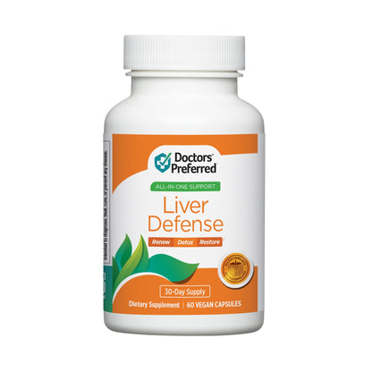 DOCTORS' PREFERRED Liver Defense with Milk Thistle | 60 Capsules