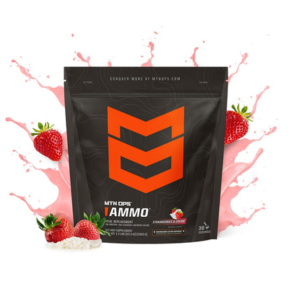 MTN OPS Ammo Meal Replacement Protein Powder, Peanut Butter Chocolate